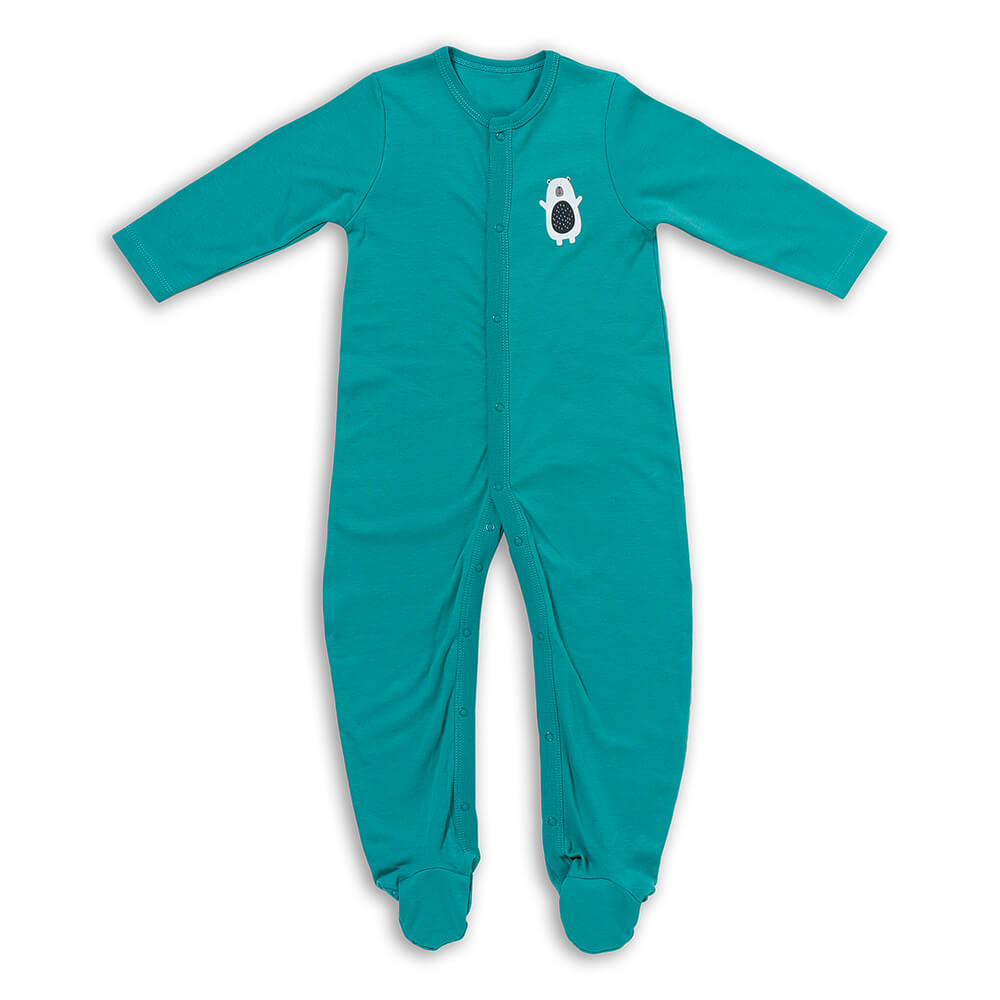 Grenouillère bébé à manches longues 100% bio - lot de 2_Copains Polaires_5_443