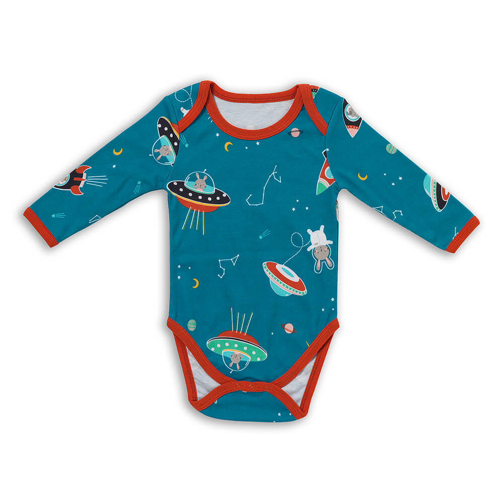 Body bébé à manches longues 100% bio - lot de 3