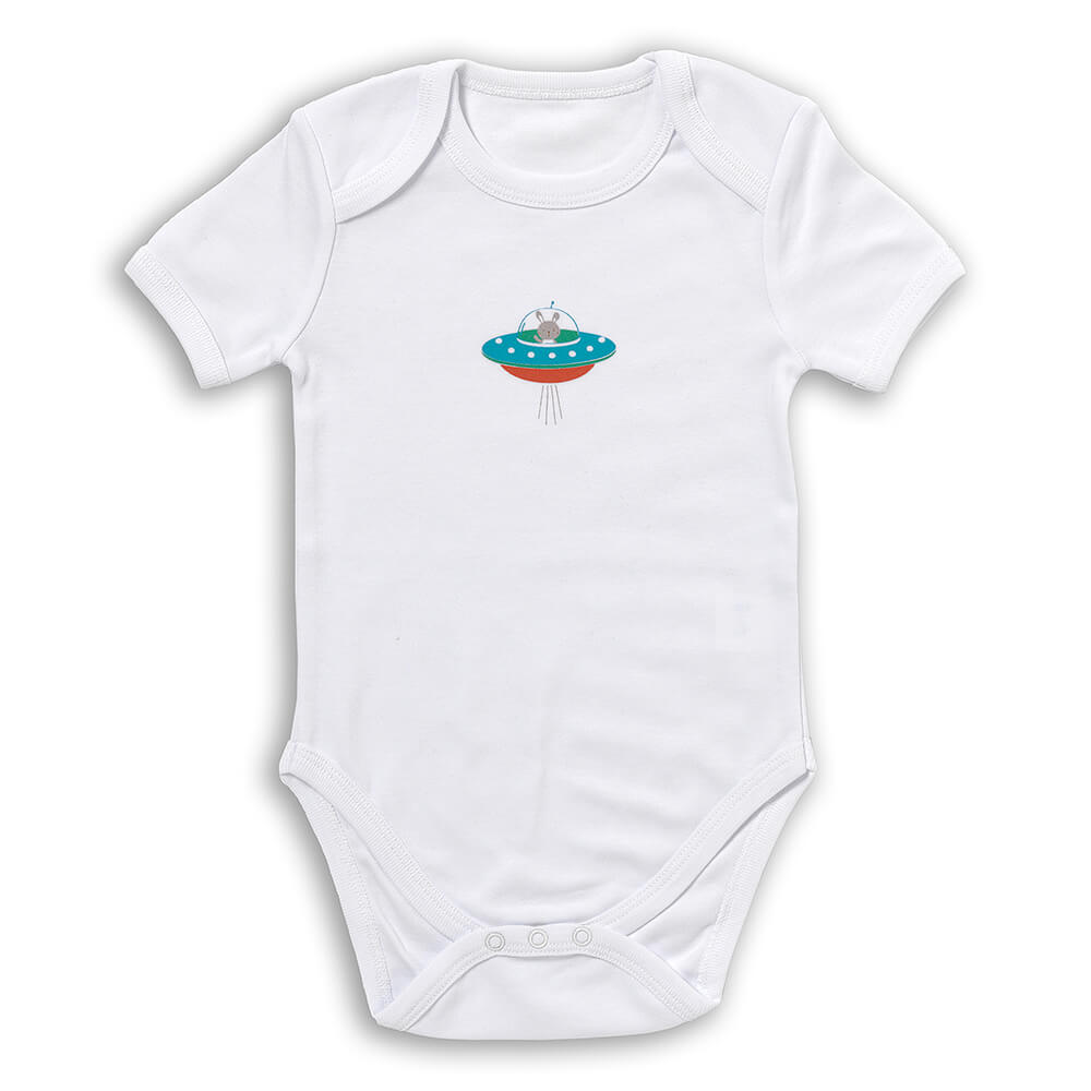 Body bébé manches courtes 100% bio - lot de 5