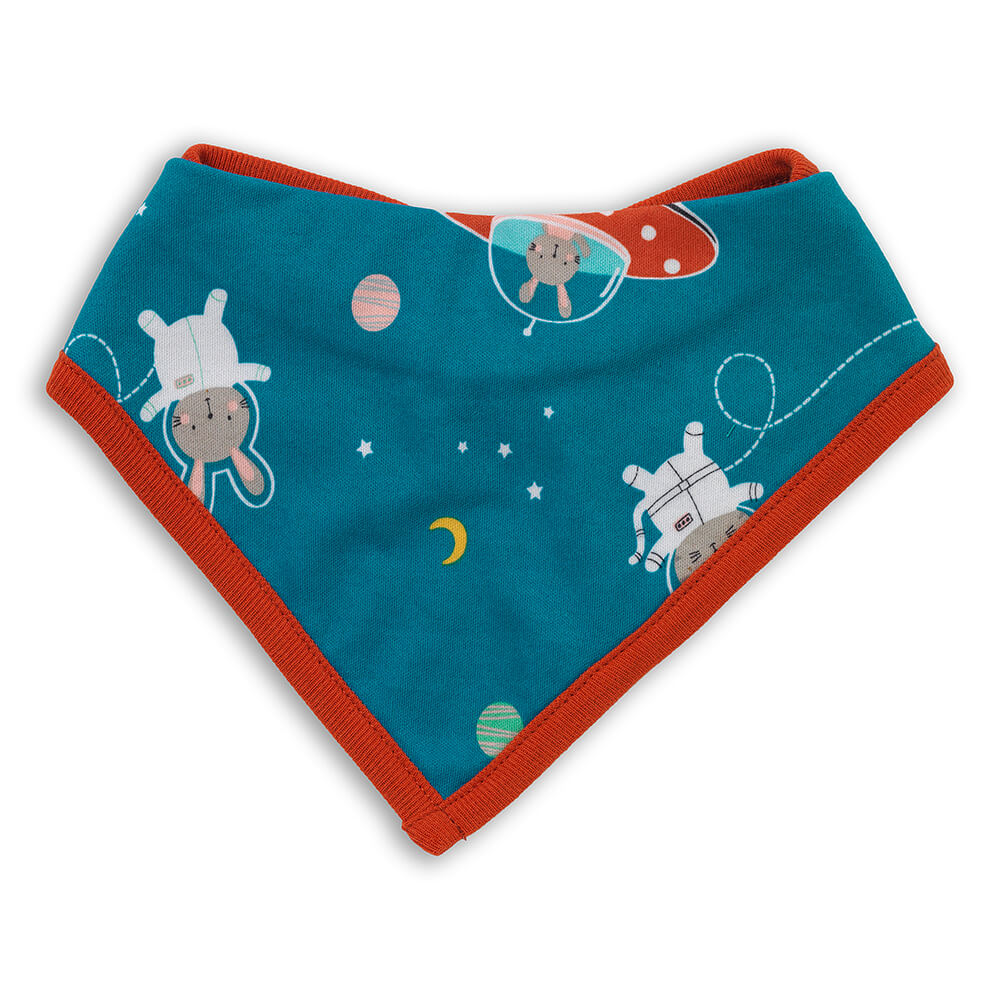 Bandana pour bébé 100% bio - lot de 4