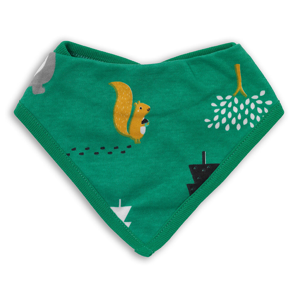 Bandana pour bébé 100% bio - lot de 4