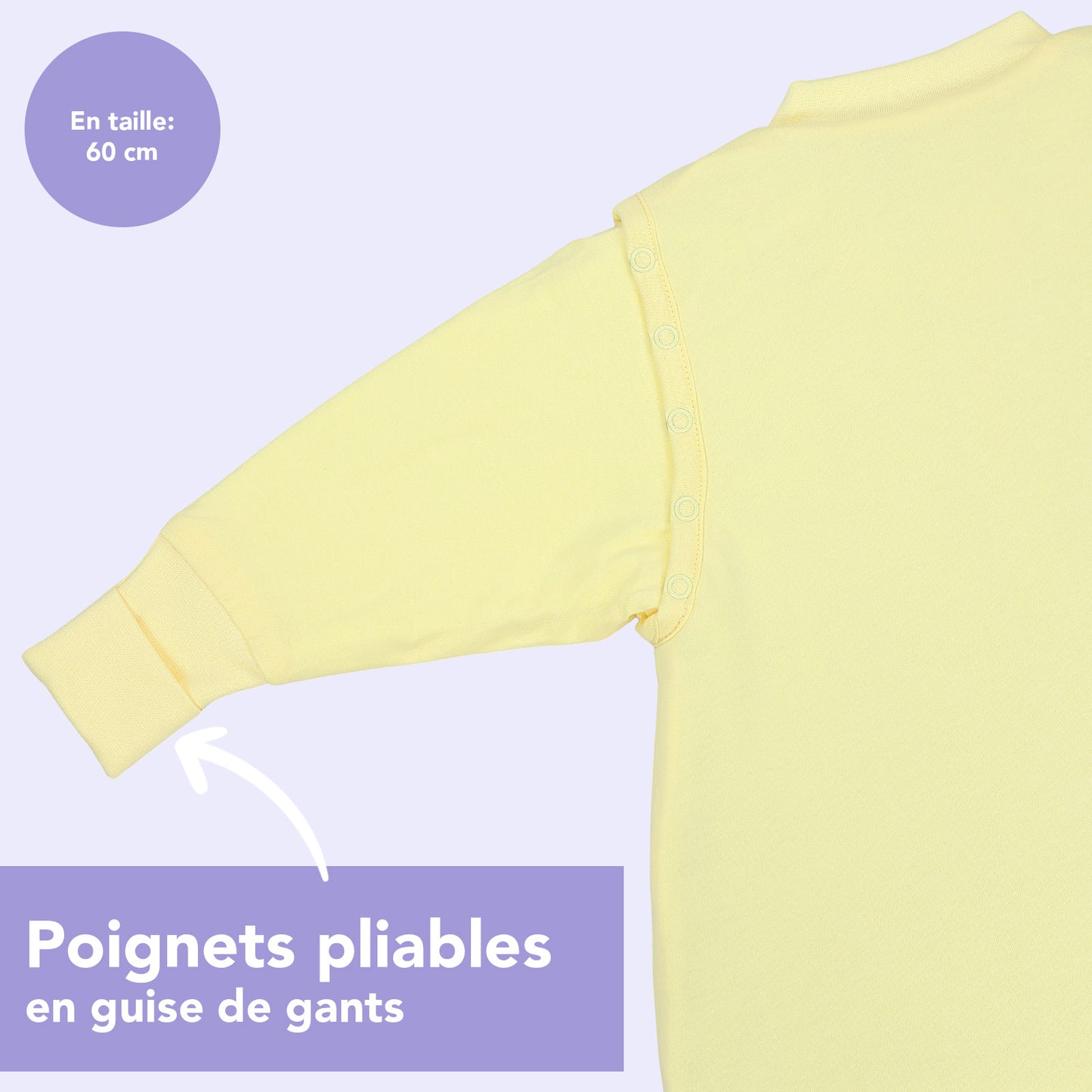 Gigoteuse à pieds et manches été & mi-saison - TOG 1