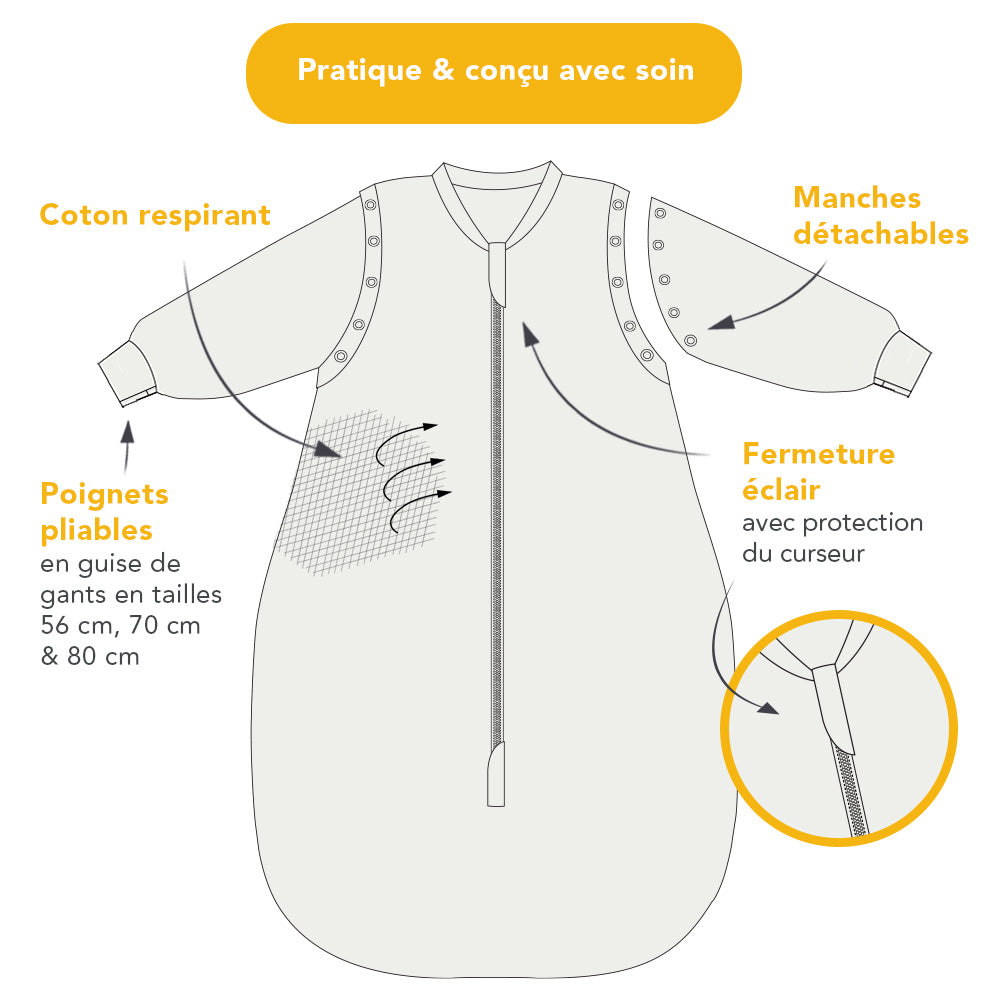 Gigoteuse bébé été & mi-saison - TOG 1