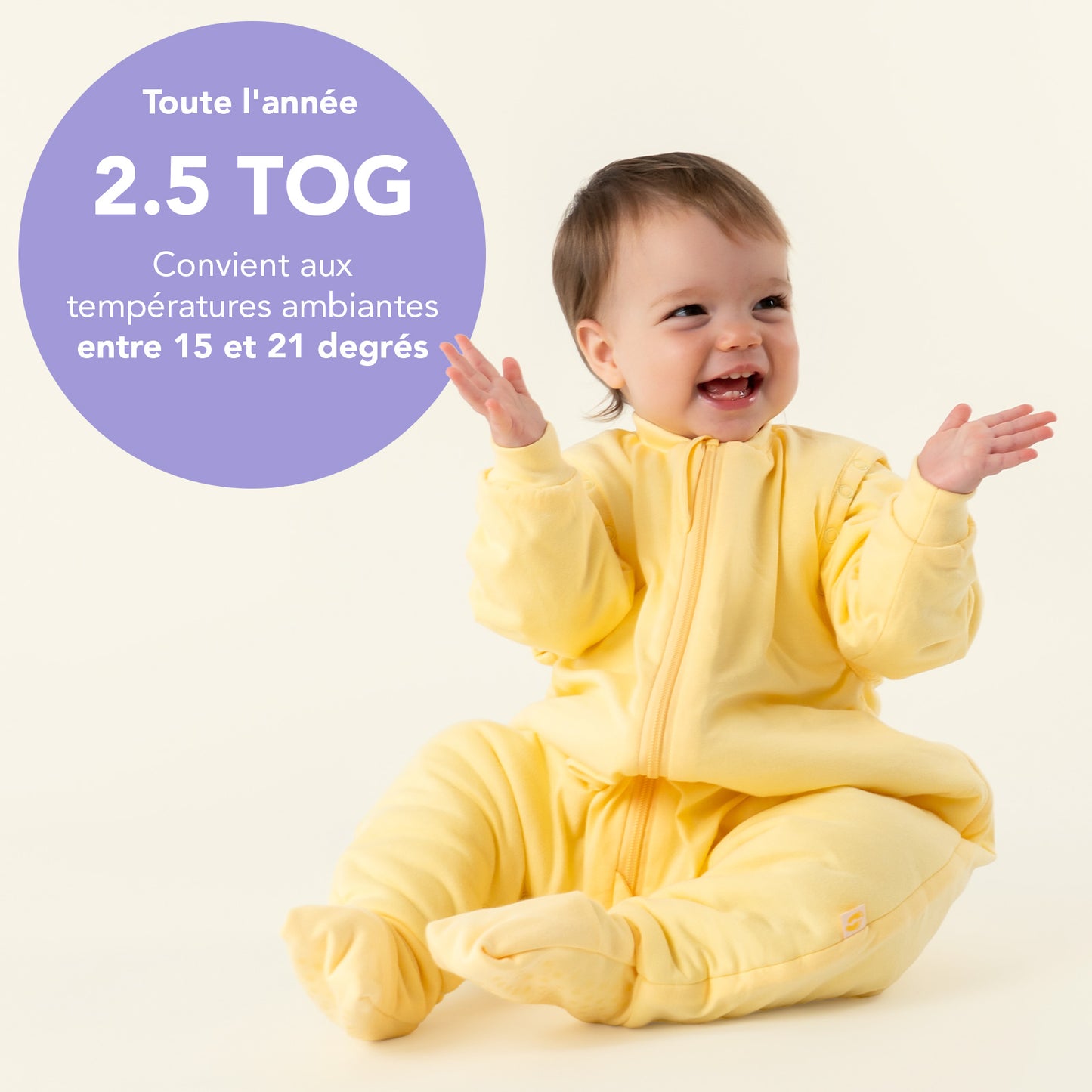Gigoteuse à pieds - 2.5 TOG toutes saisons