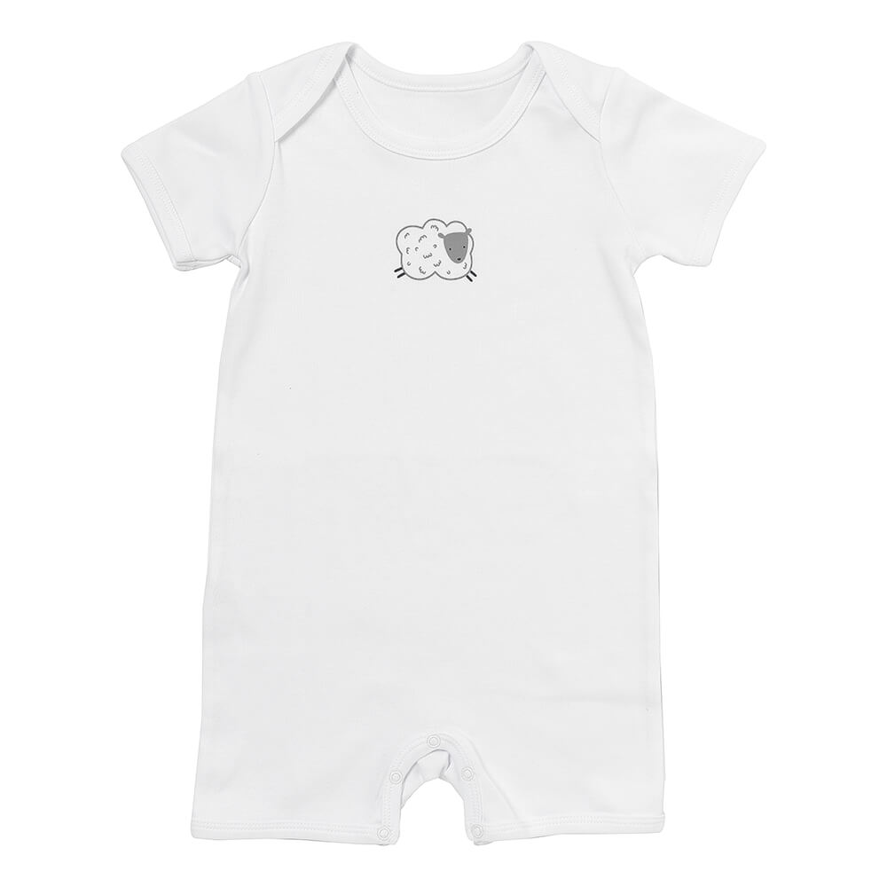 Barboteuse bébé manches courtes - bio - lot de 2