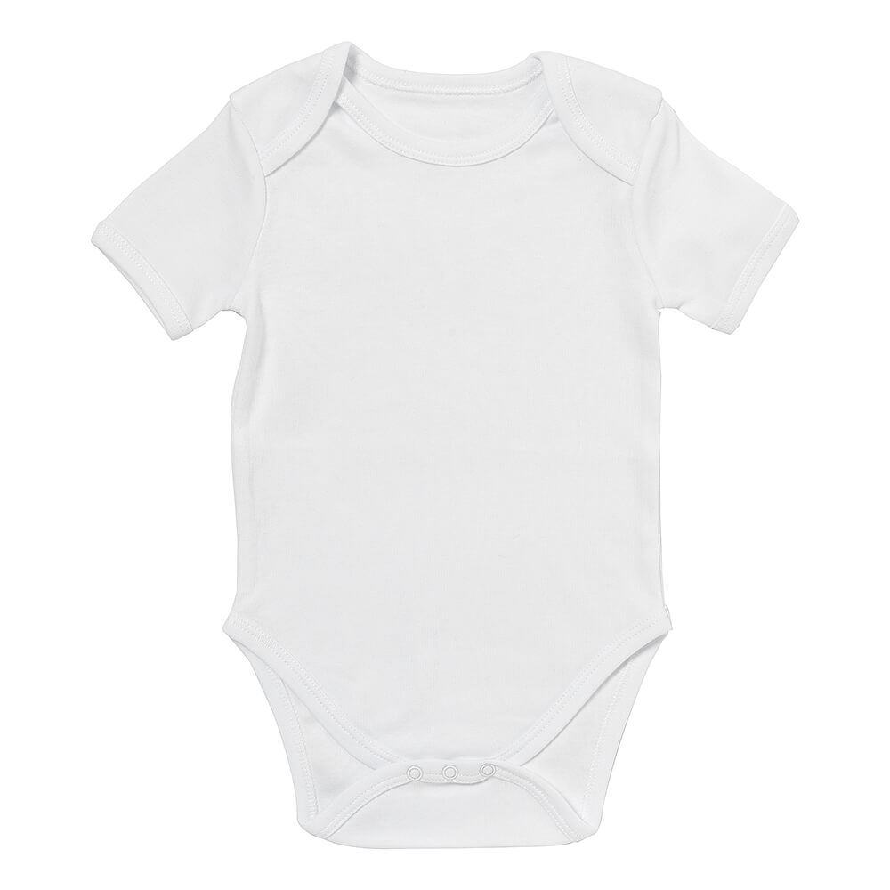 Body bébé manches courtes 100% bio - lot de 5