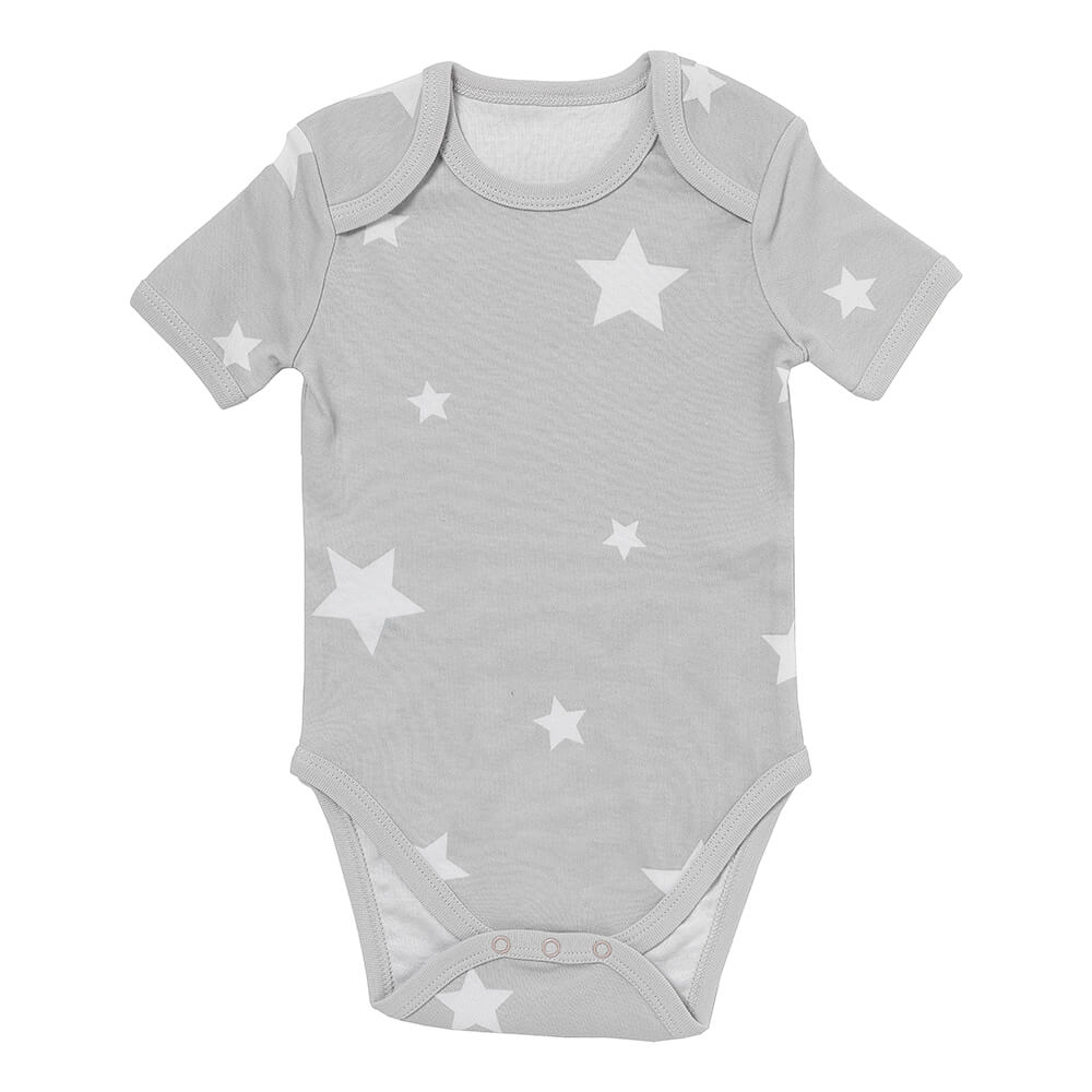 Body bébé manches courtes 100% bio - lot de 5
