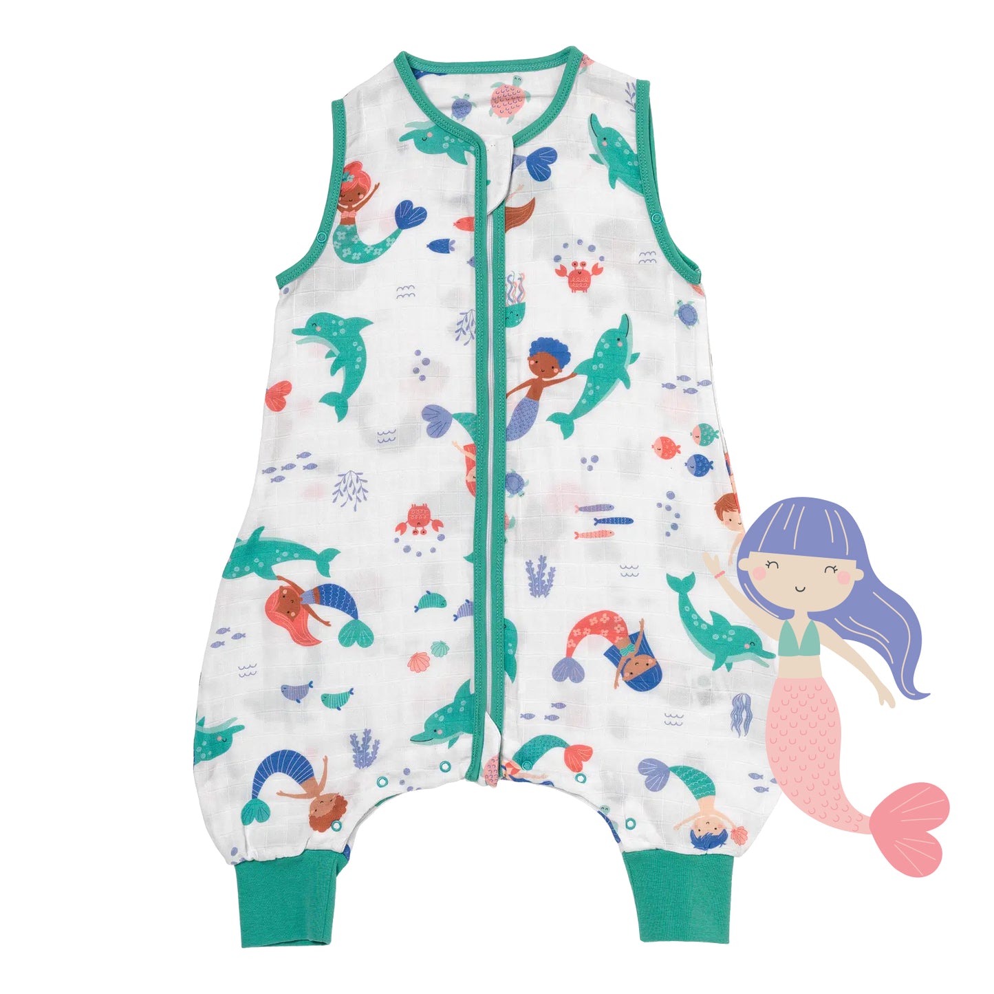 Gigoteuse à pieds été - mousseline - 0.5 TOG