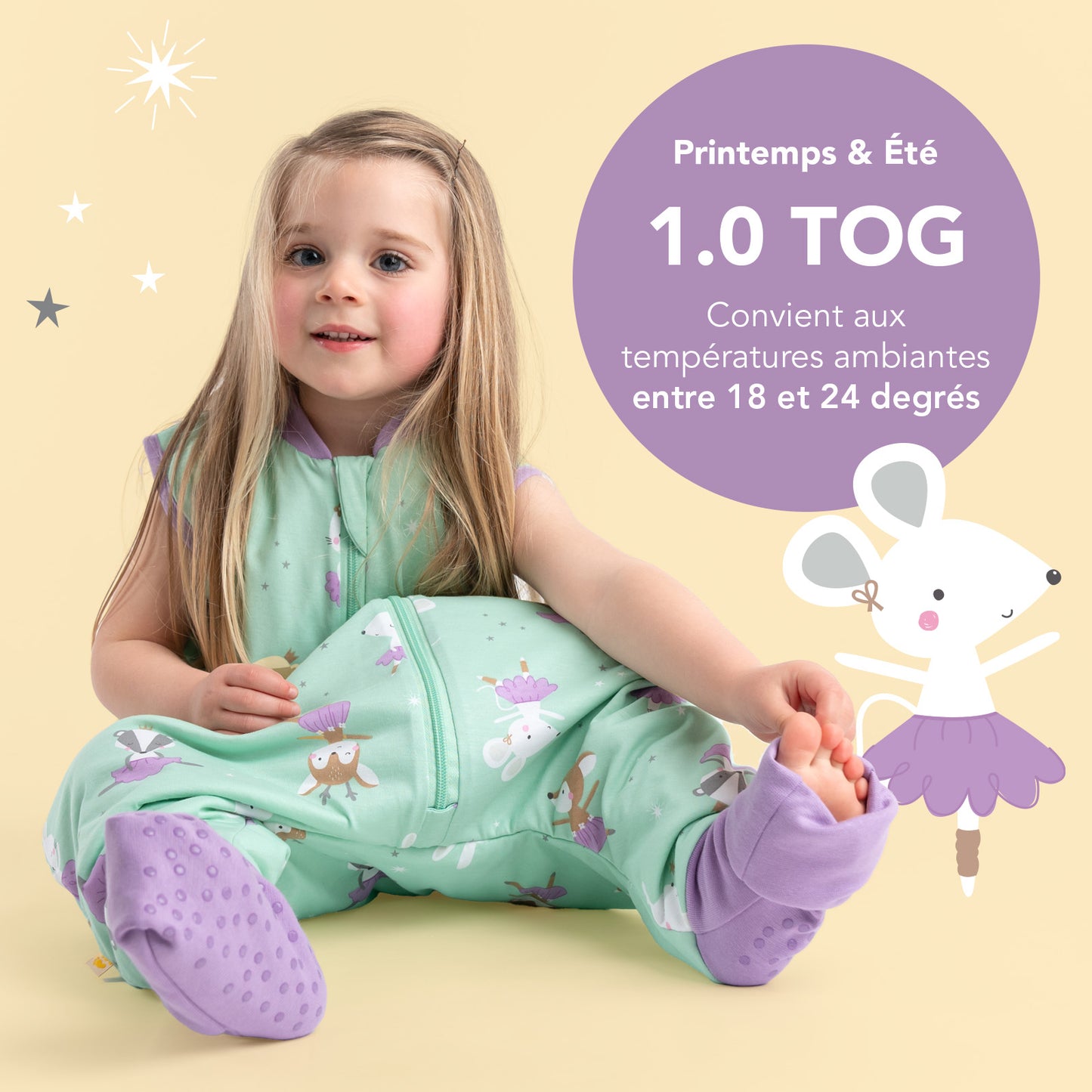 Gigoteuse à pieds été & mi-saison - TOG 1