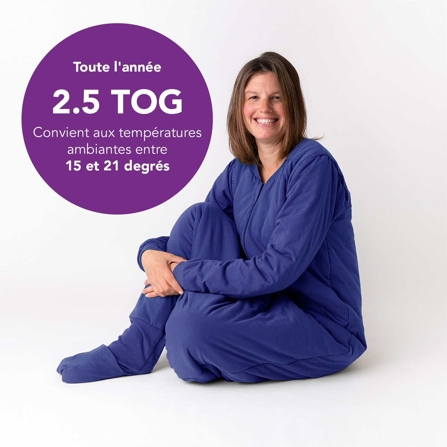 Gigoteuse à pieds adulte - manches amovibles - 2.5 TOG_Marine_5_478