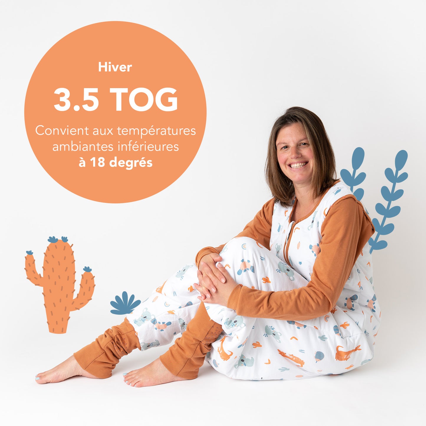 Gigoteuse à pieds adulte - manches amovibles - 3.5 TOG_Kangourou_105_1112