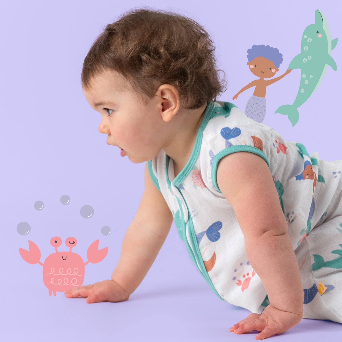 Gigoteuse bébé été - mousseline - 0.5 TOG