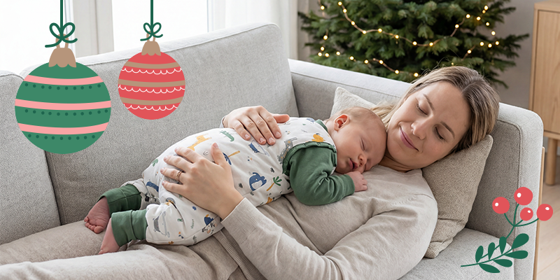 Voyager à Noël avec bébé – bien dormir même en déplacement