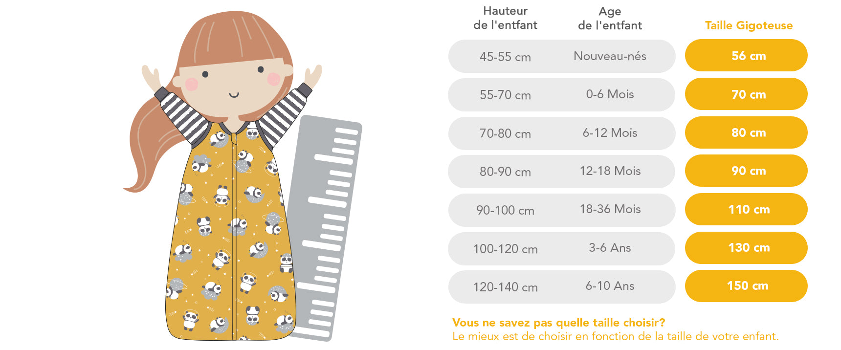 Gigoteuse bébé