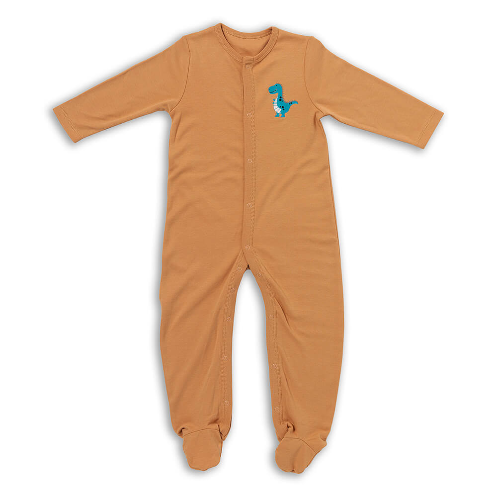 Grenouillère bébé à manches longues 100% bio - lot de 2