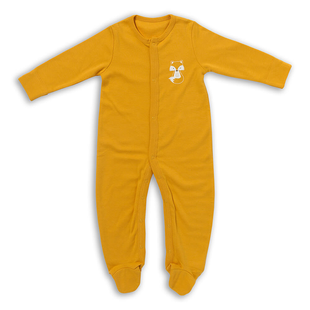 Grenouillère bébé à manches longues 100% bio - lot de 2