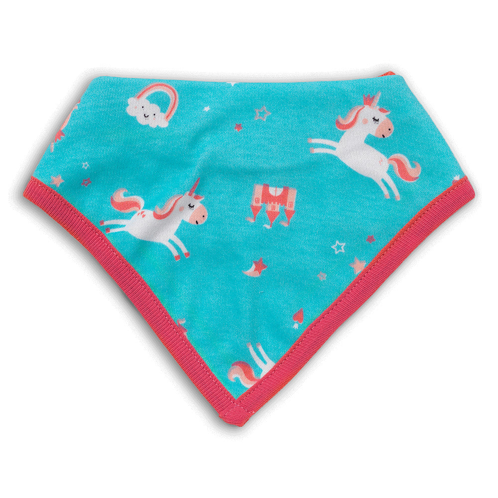 Bandana pour bébé 100% bio - lot de 4