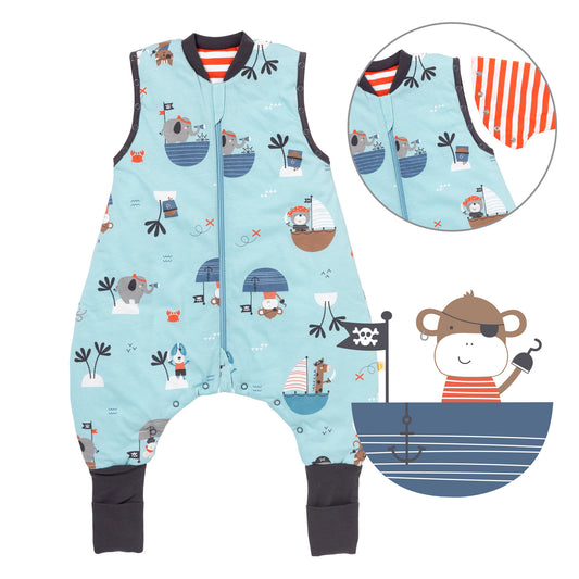 Gigoteuse à pieds et manches été & mi-saison - TOG 1_Pirate_Devant avec emmanchure_1182