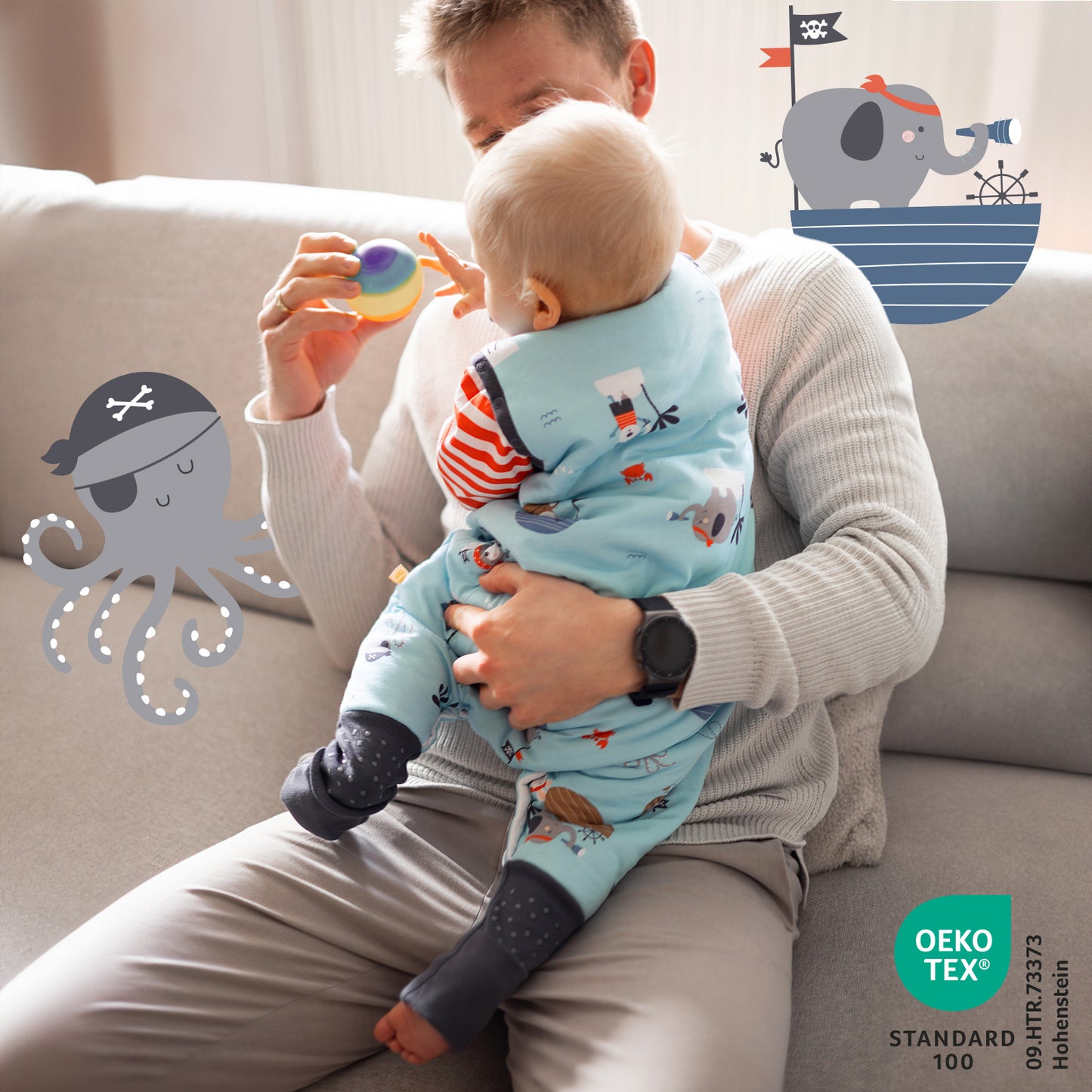 Gigoteuse à pieds et manches été & mi-saison - TOG 1