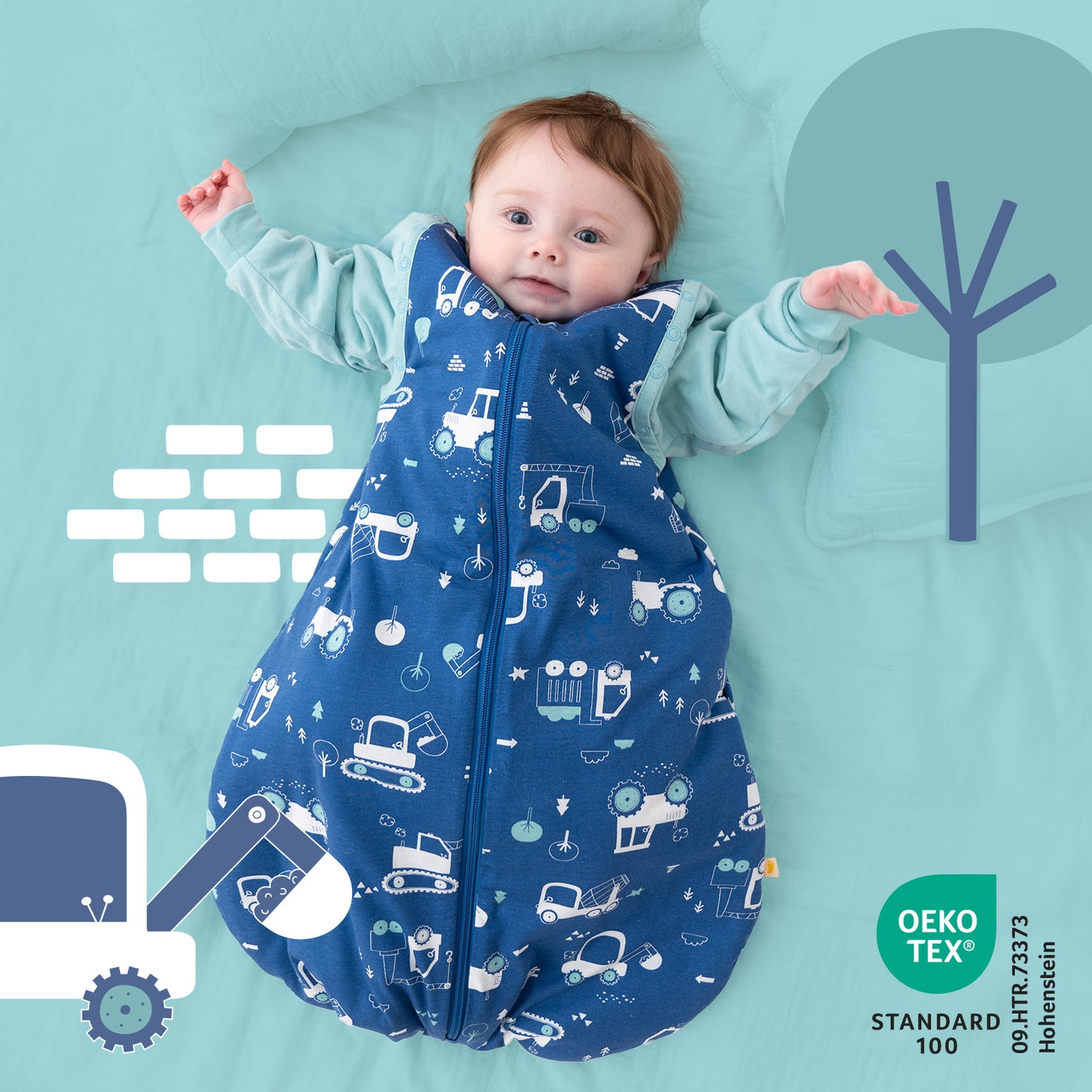 Gigoteuse bébé été & mi-saison - TOG 1_Pelleteuse_1187_2