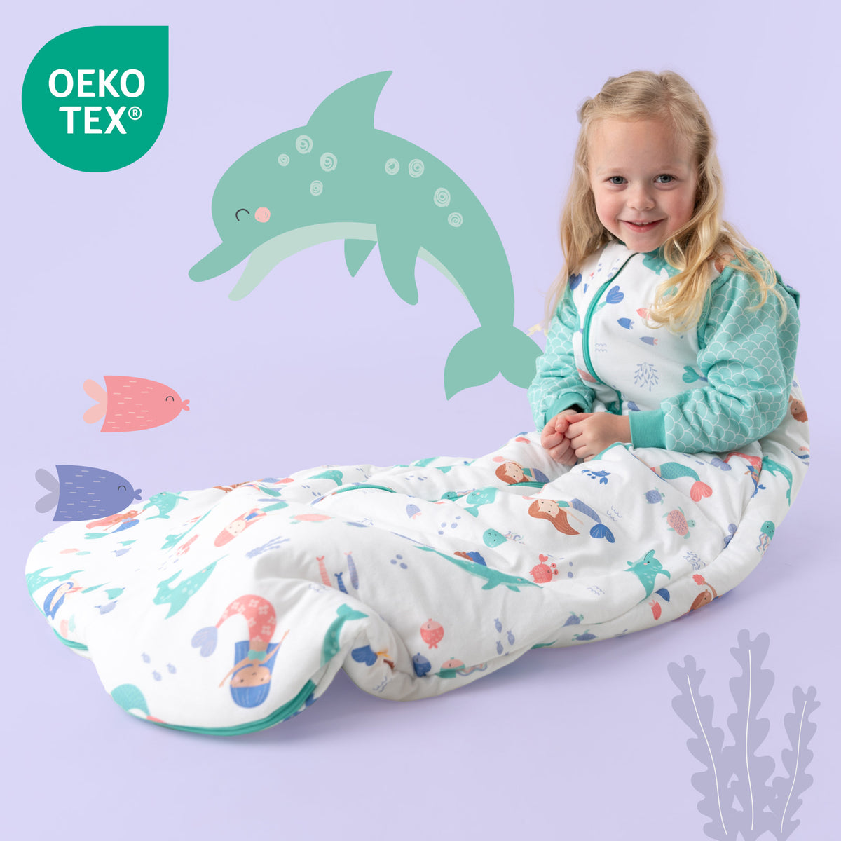Gigoteuse bébé été & mi-saison - TOG 1_Sirène_OEKOTEX_1187