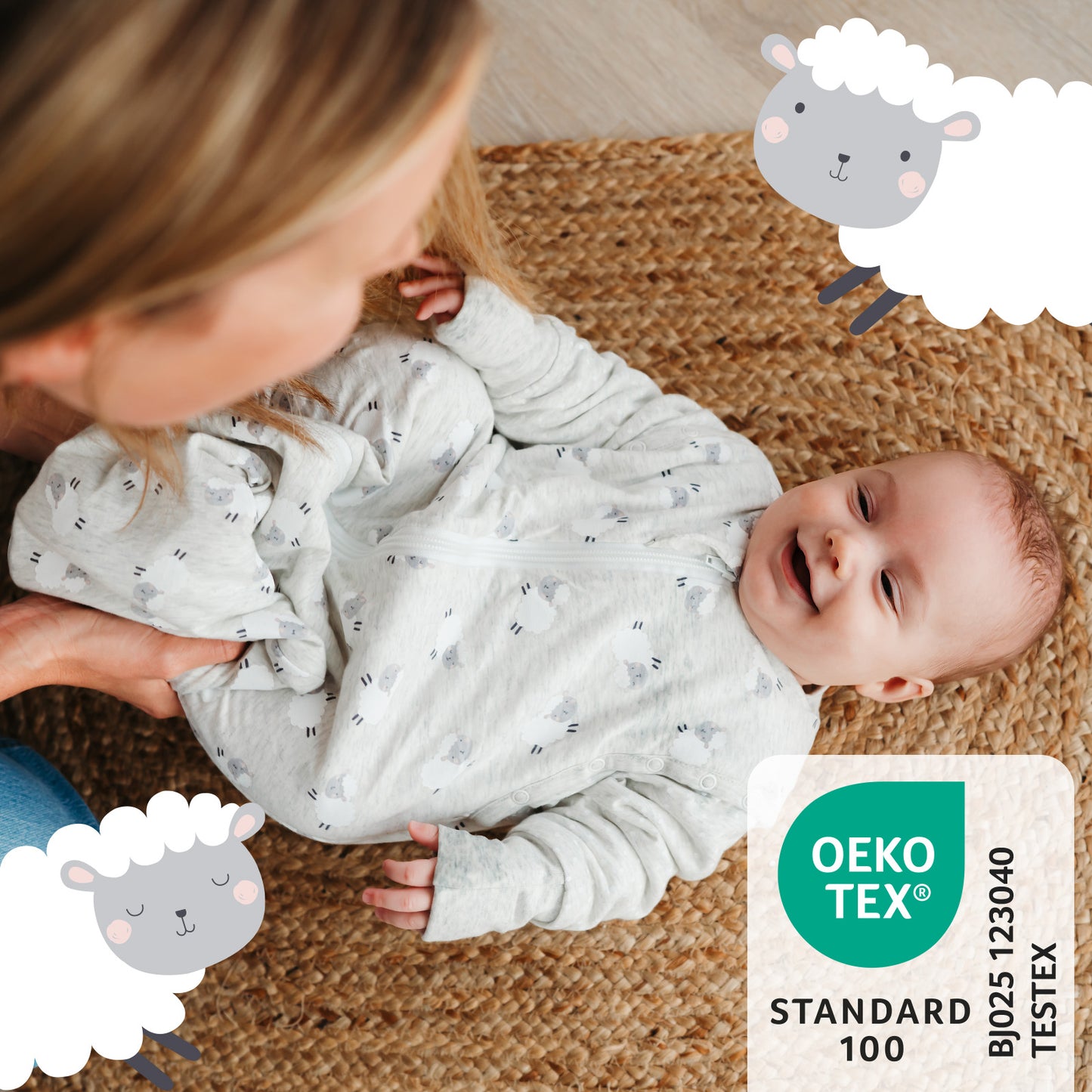 Gigoteuse bébé été & mi-saison - TOG 1_OEKOTEX_1187