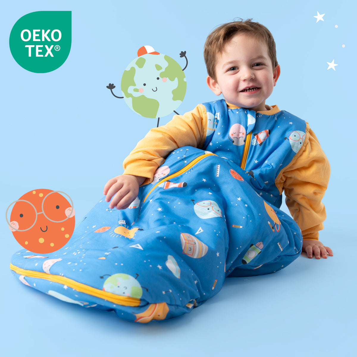 Gigoteuse bébé été & mi-saison - TOG 1_Space_OEKOTEX_1187