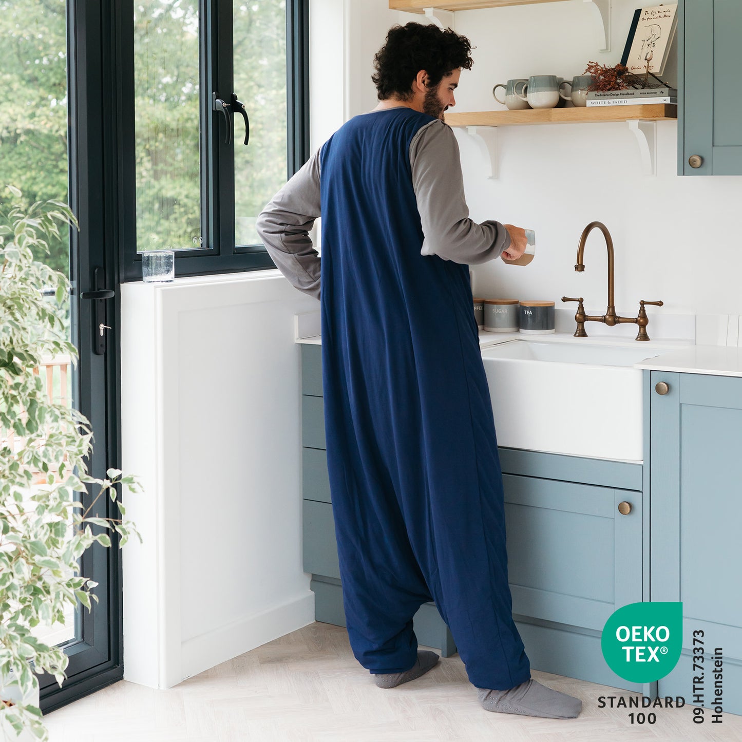 Gigoteuse à pieds adulte - manches amovibles - 2.5 TOG_Gris Marine_1188_2