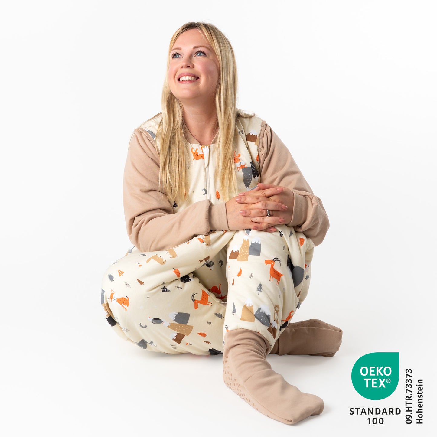 Gigoteuse à pieds adulte - manches amovibles - 2.5 TOG_Animaux de montagne_1188_2