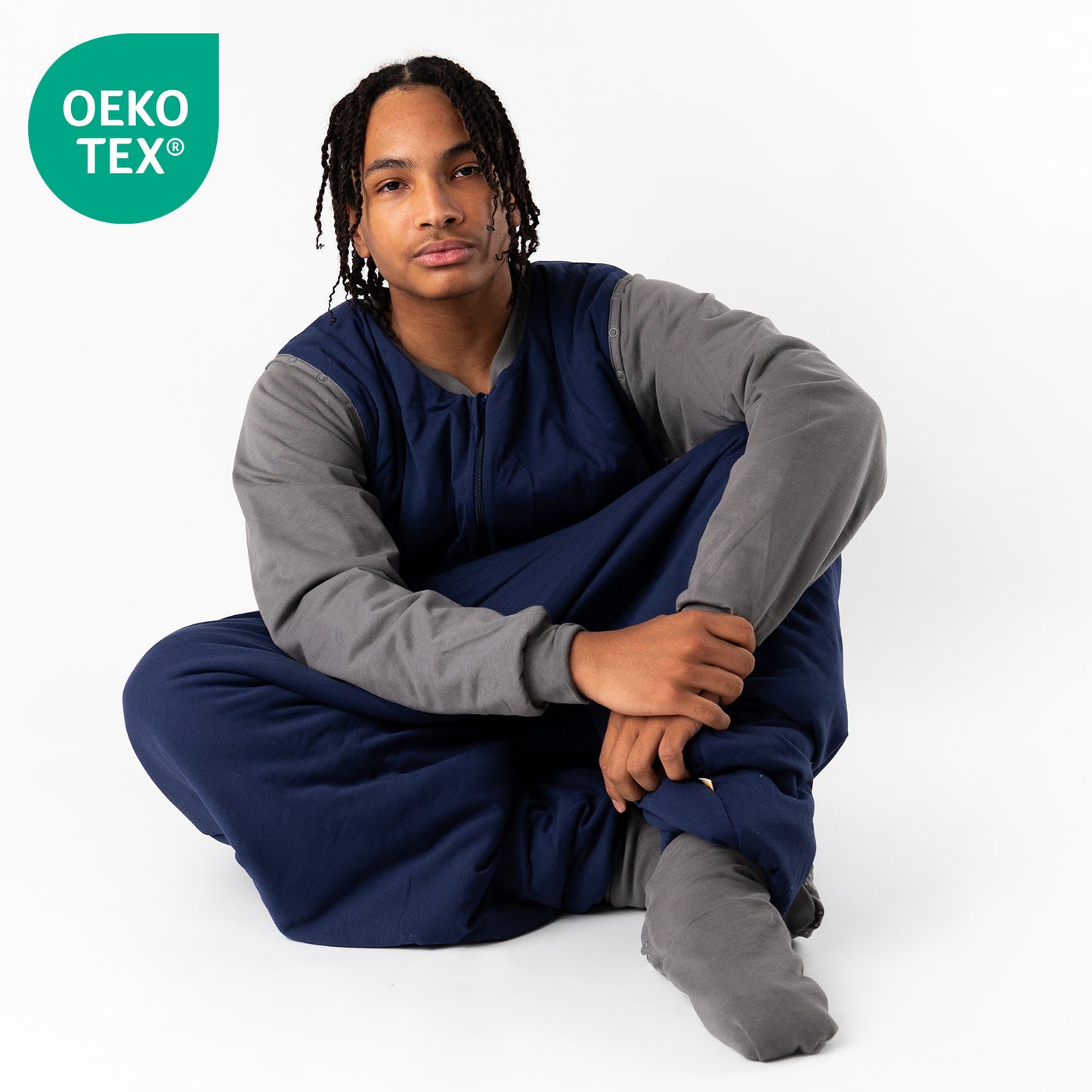 Gigoteuse à pieds adulte - manches amovibles - 2.5 TOG
