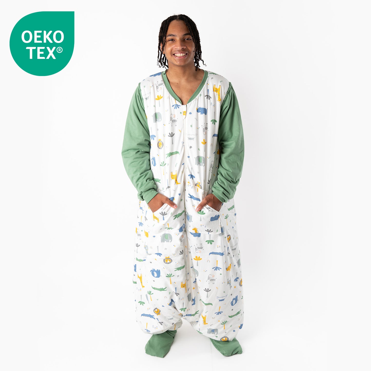 Gigoteuse à pieds adulte - manches amovibles - 2.5 TOG