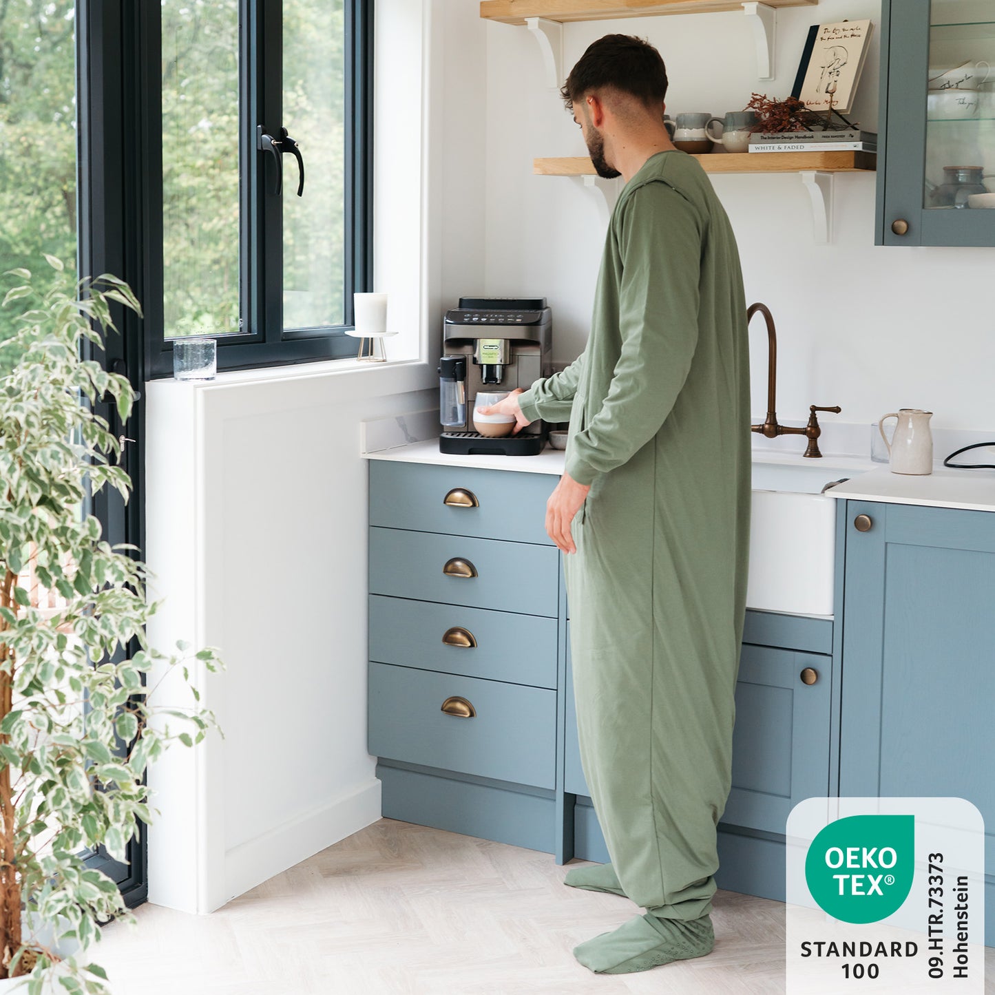 Gigoteuse à pieds adulte - manches amovibles - 3.5 TOG_Olive_1189_2