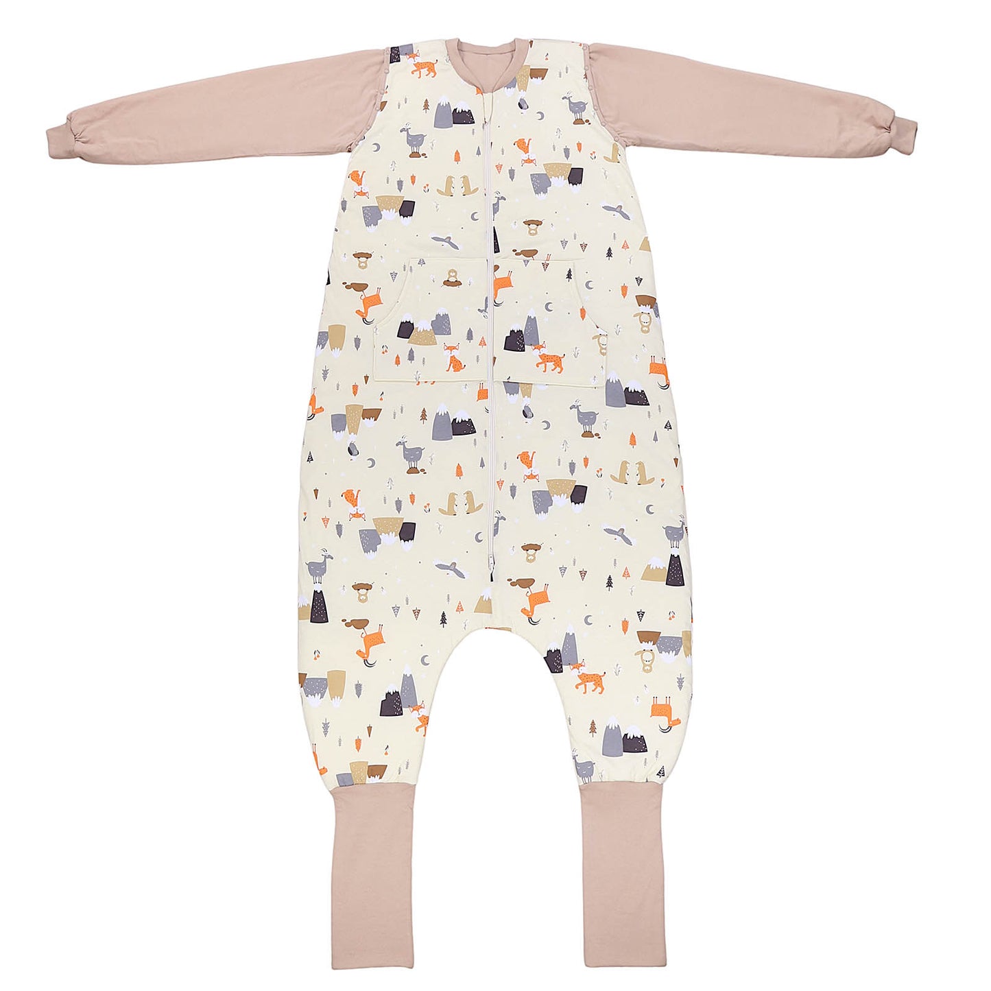 Gigoteuse à pieds adulte - manches amovibles - 3.5 TOG