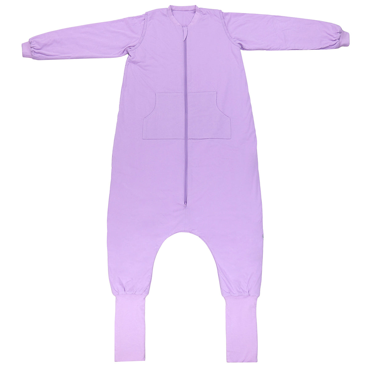 Gigoteuse à pieds adulte - manches amovibles - 3.5 TOG_Lilas_devant_1189