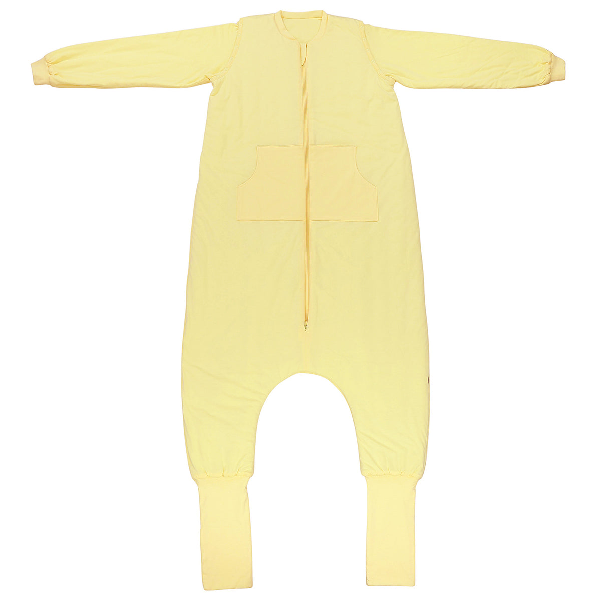 Gigoteuse à pieds adulte - manches amovibles - 3.5 TOG_Jaune Clair_devant_1189