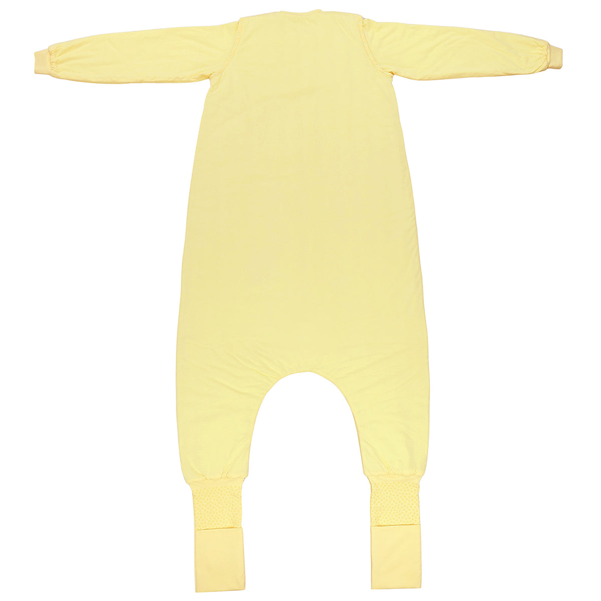 Gigoteuse à pieds adulte - manches amovibles - 3.5 TOG_Jaune Clair_arrière_1189