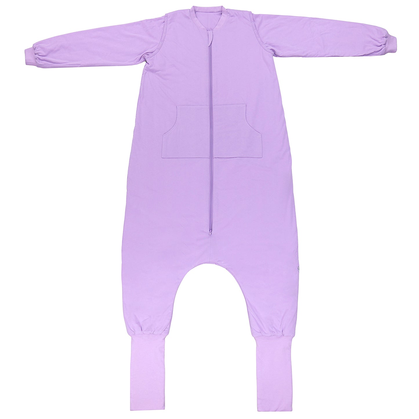 Gigoteuse à pieds adulte - manches amovibles - TOG 1_Lilas_devant_1190