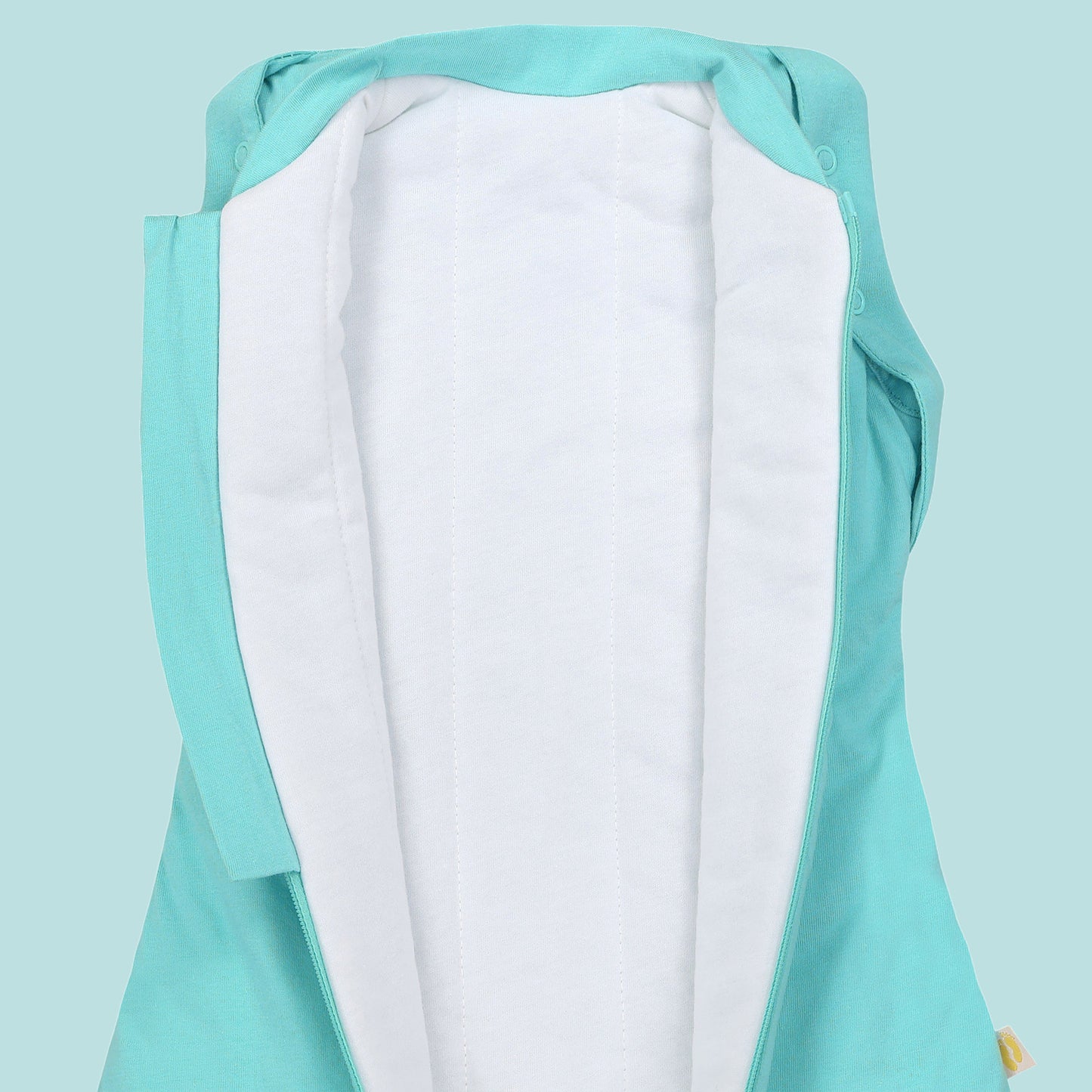 Sac de couchage emmaillotage bébé 1.0 TOG_Aqua_zone du bras_1198