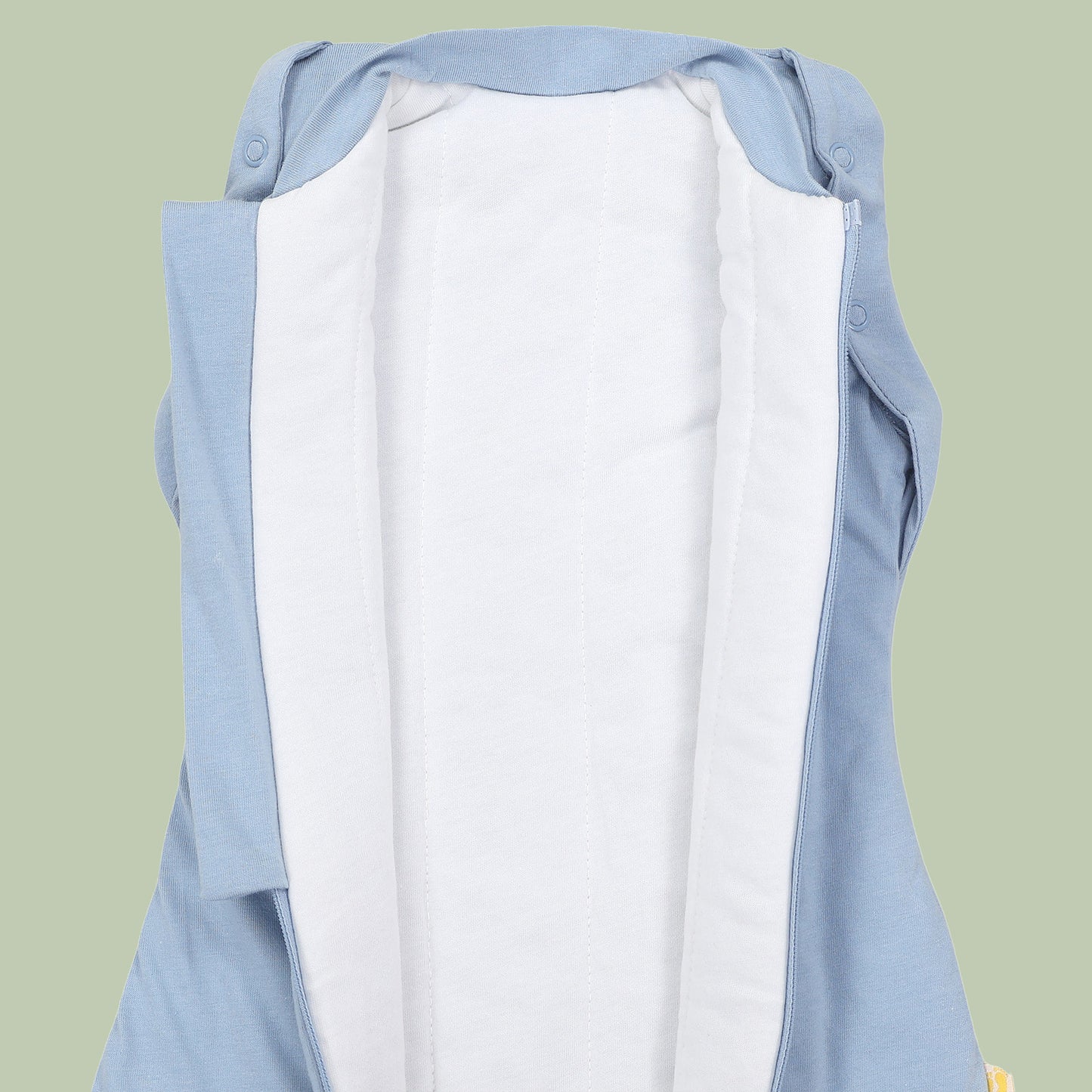 Sac de couchage emmaillotage bébé 1.0 TOG_Bleu Glacé_zone du bras_1198