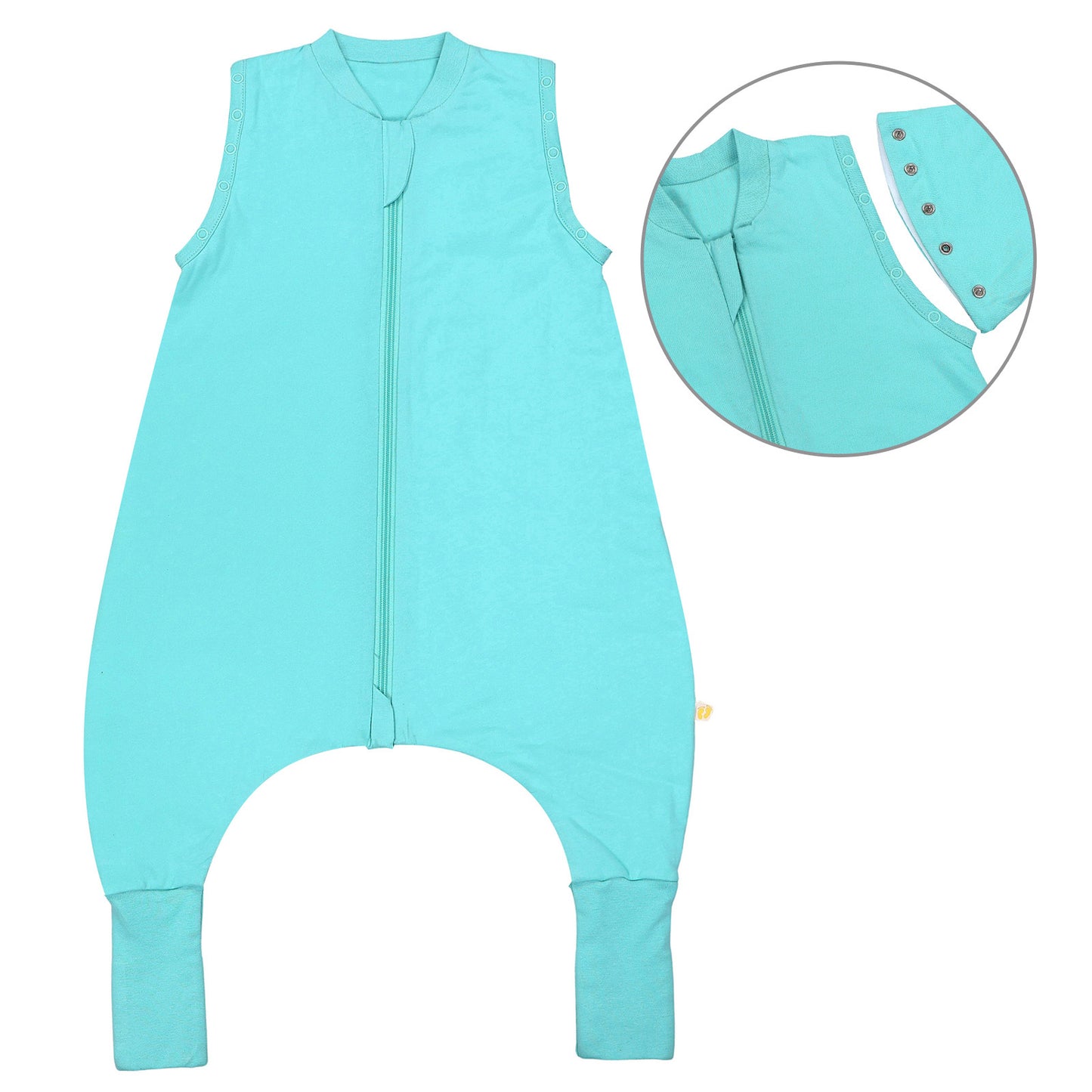 Gigoteuse à pieds et manches été & mi-saison - TOG 1_Aqua_devant_1200