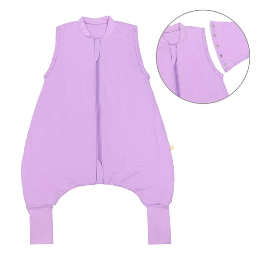 Gigoteuse à pieds et manches été & mi-saison - TOG 1_Lilas_Devant avec emmanchure_1200