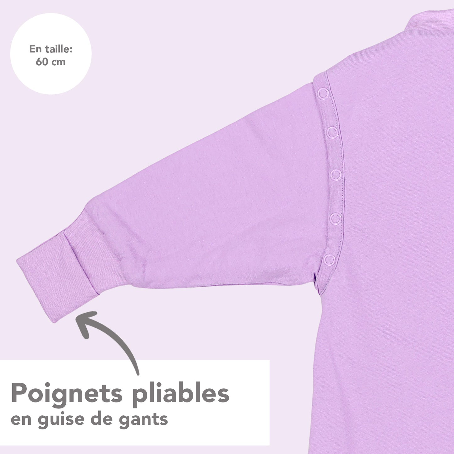 Gigoteuse à pieds et manches été & mi-saison - TOG 1