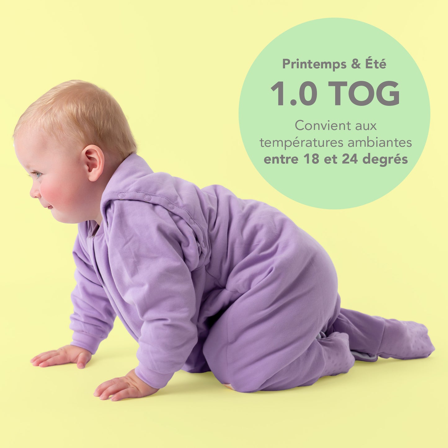 Gigoteuse à pieds et manches été & mi-saison - TOG 1
