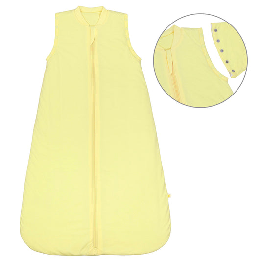 Gigoteuse bébé été & mi-saison - TOG 1_Jaune Clair_Devant avec emmanchure_1201