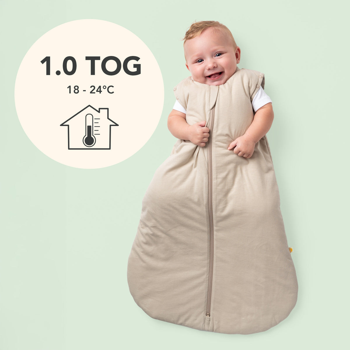 Gigoteuse bébé été & mi-saison - TOG 1_Taupe_TOG_1201