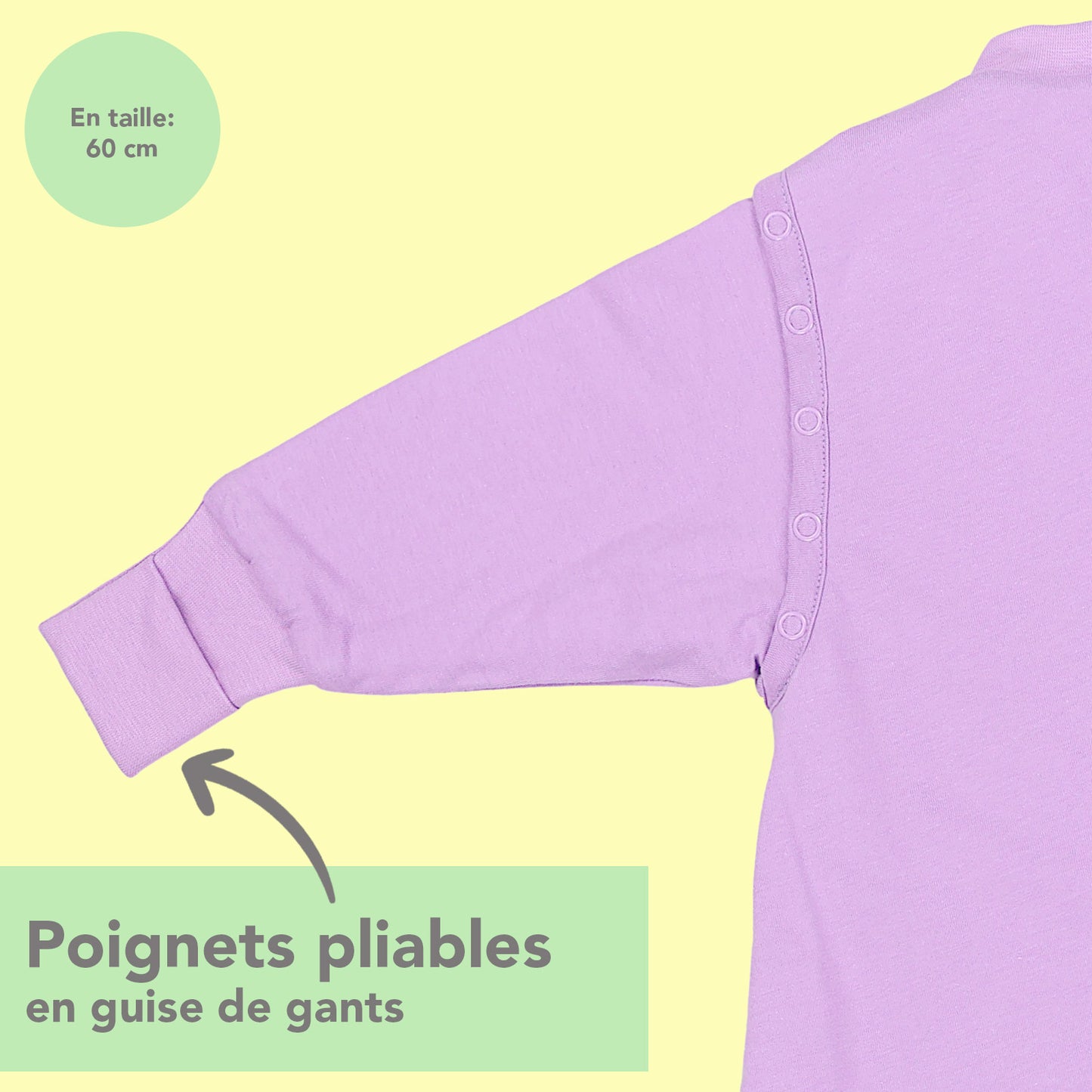 Gigoteuse à pieds - 2.5 TOG toutes saisons