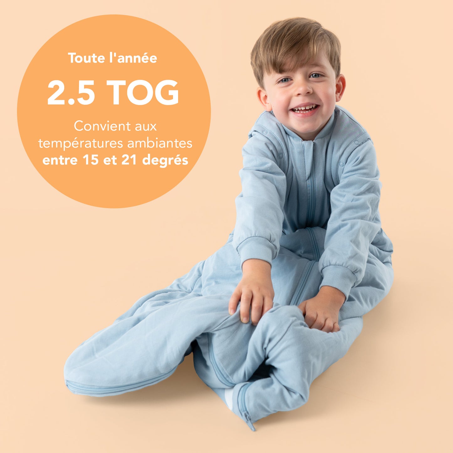 Gigoteuse bébé toutes saisons - 2.5 TOG