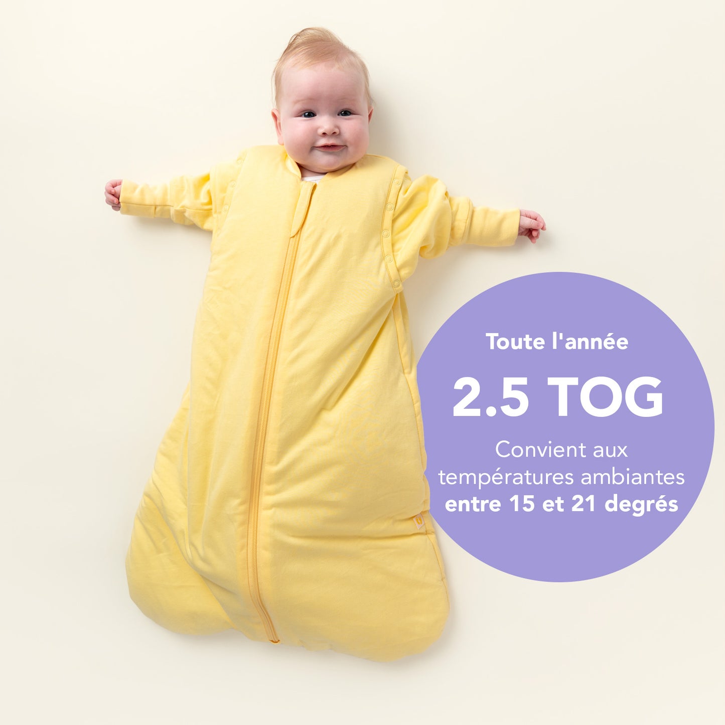 Gigoteuse bébé toutes saisons - 2.5 TOG