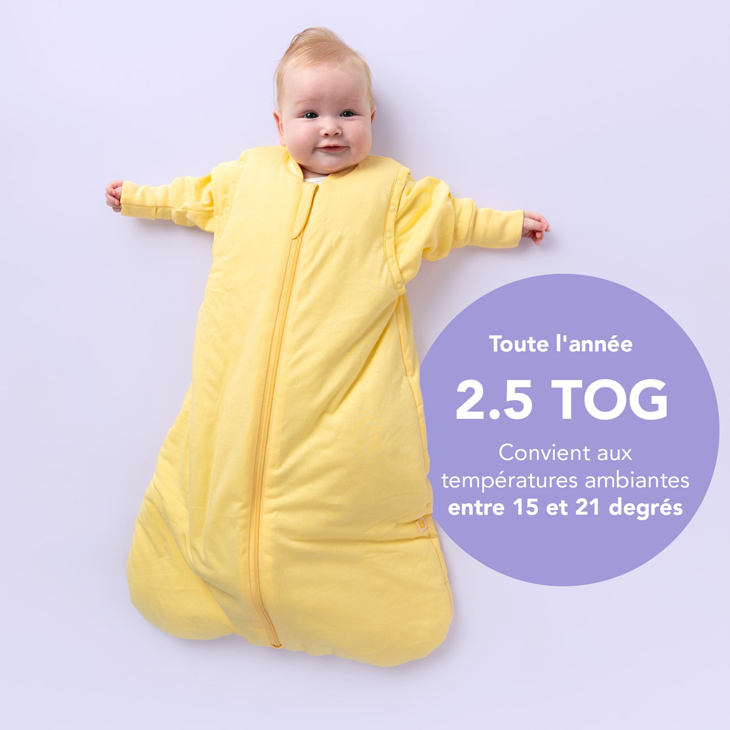 Gigoteuse bébé toutes saisons - 2.5 TOG