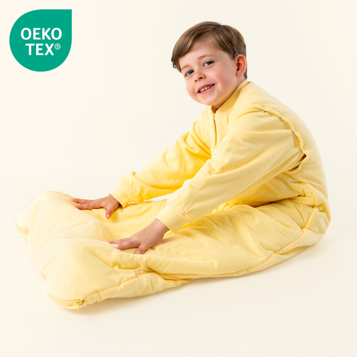 Gigoteuse bébé toutes saisons - 2.5 TOG_Jaune Clair_OEKOTEX_1203